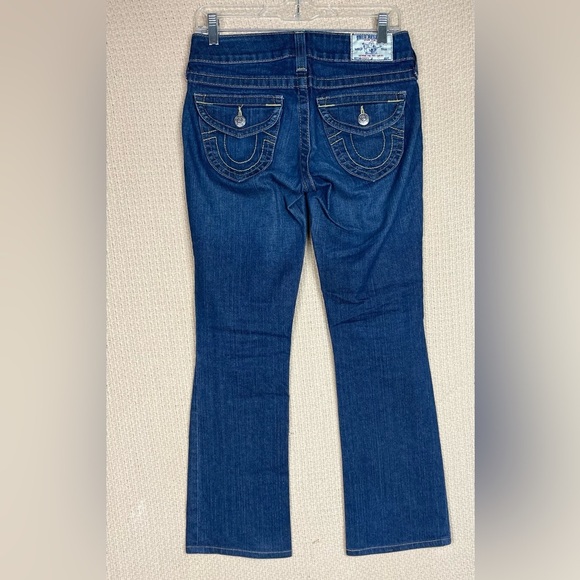 True Religion Blue Denim Jeans  RN#112790 Low Rise Jeans Size 26x27 - Picture 1 of 11